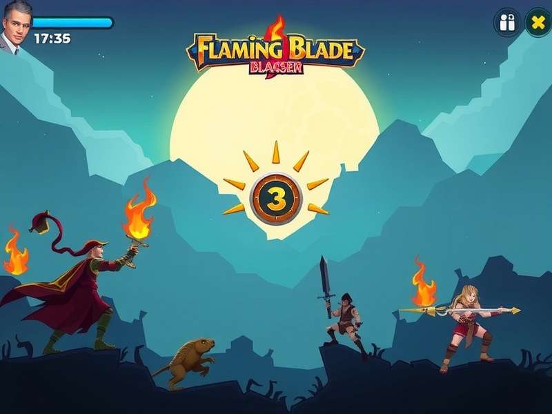 Flaming Blade Bash Multiplayer Battle